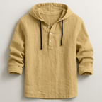 Luxury Hooded Linen Shirt