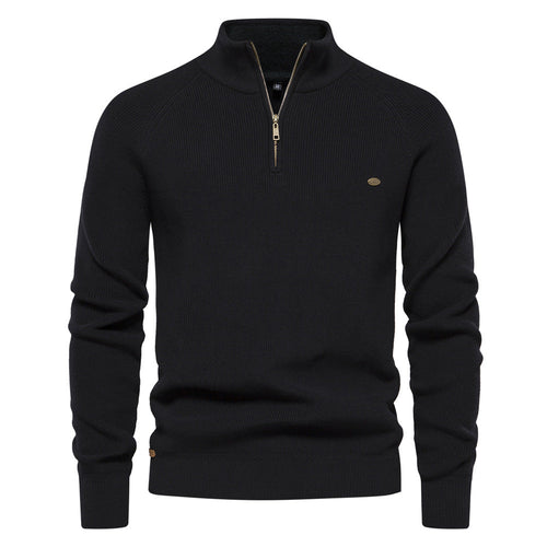 Men’s Cotton Blend Long Sleeve Lightweight Sweater