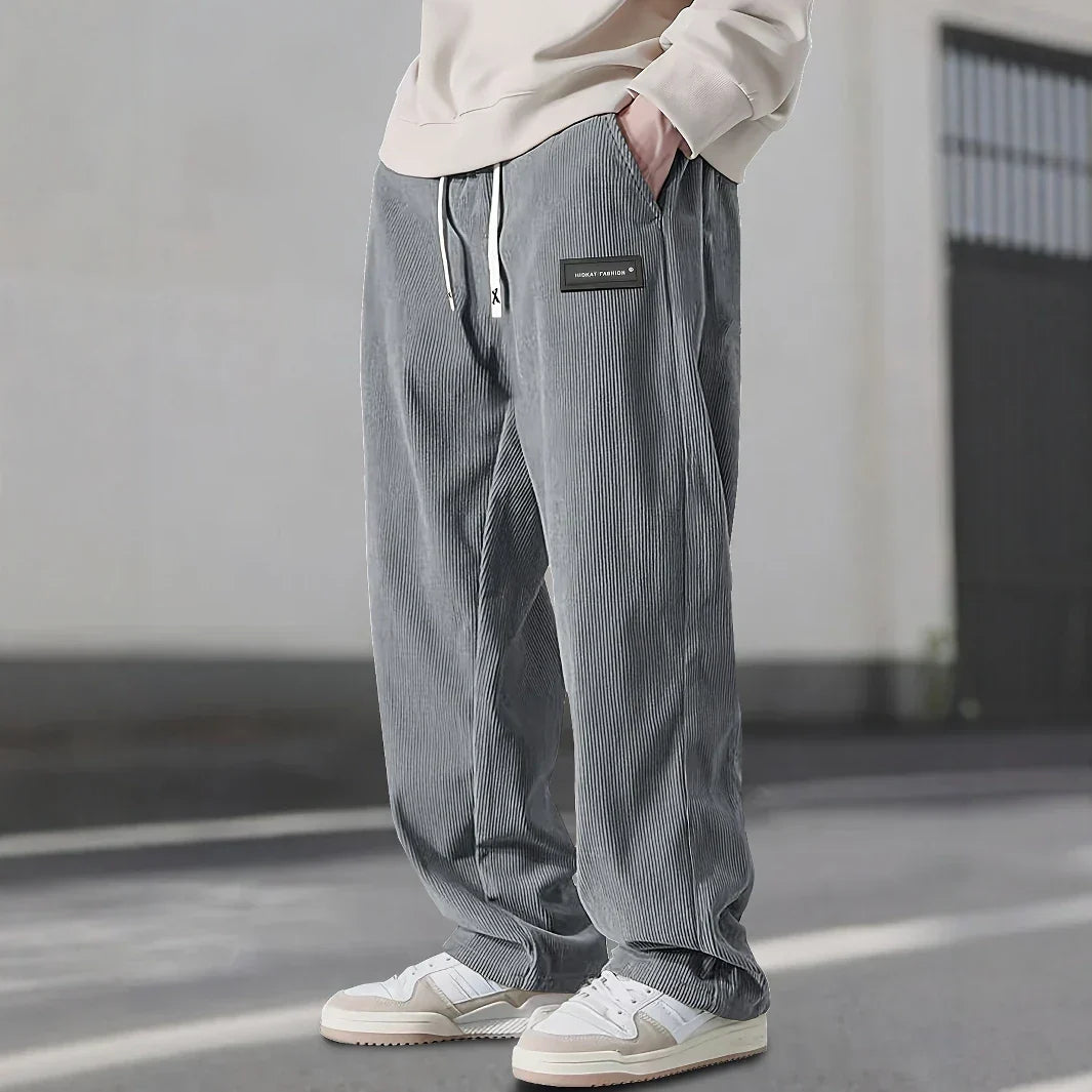 Men’s Straight-Leg Corduroy Pants