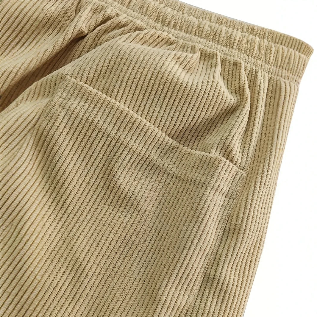 Men’s Straight-Leg Corduroy Pants