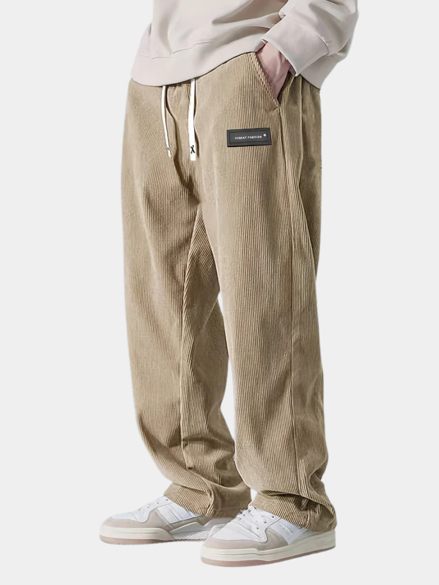 Men’s Straight-Leg Corduroy Pants